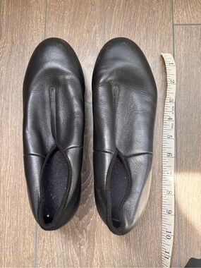 Bloch Black Leather Slip-On Dance Tap Shoes